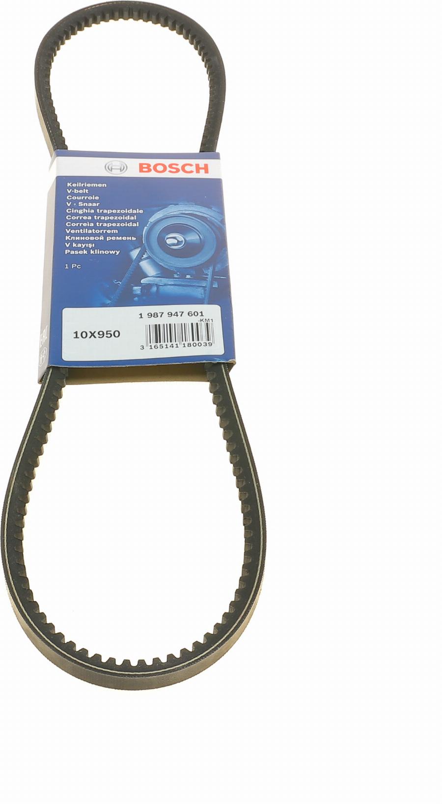 BOSCH 1 987 947 601 - Клиновой ремень, поперечные рёбра onlydrive.pro