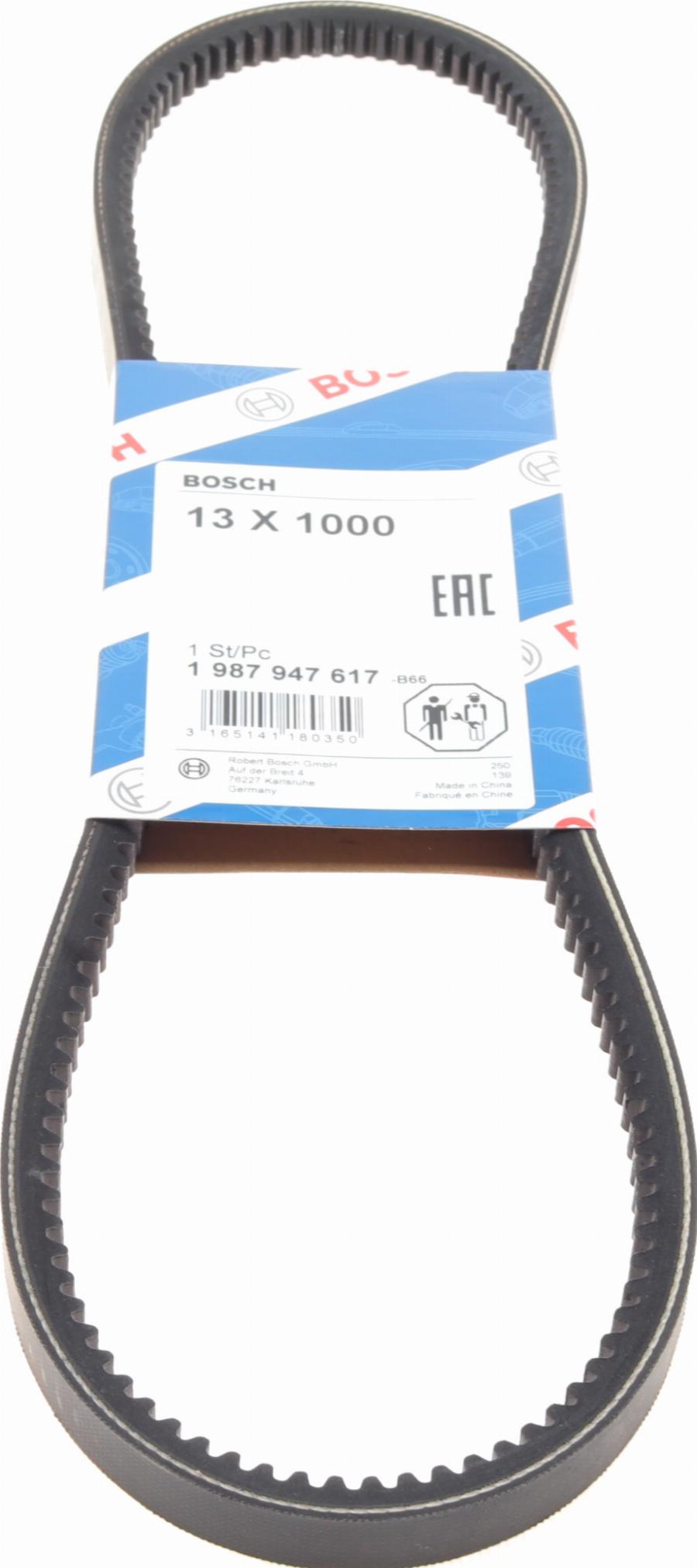 BOSCH 1 987 947 617 - V-Belt onlydrive.pro