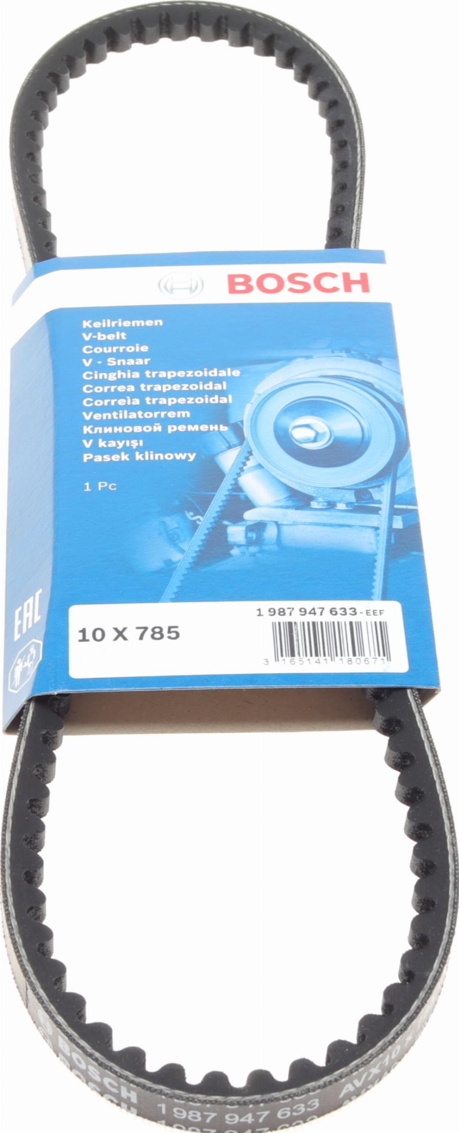 BOSCH 1 987 947 633 - Ķīļsiksna onlydrive.pro