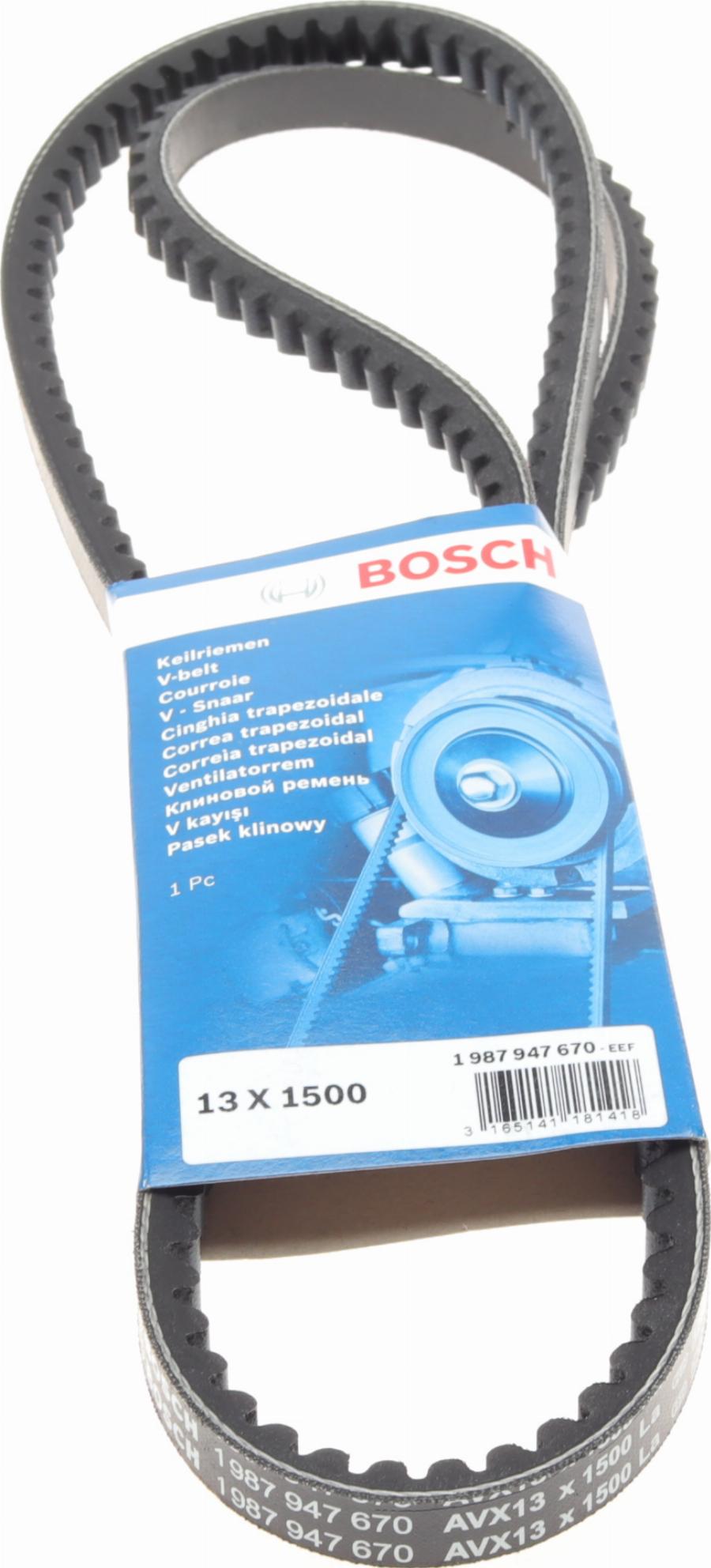 BOSCH 1 987 947 670 - V-Belt onlydrive.pro