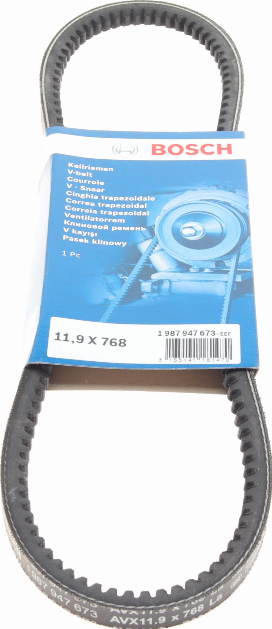 BOSCH 1 987 947 673 - V-Belt onlydrive.pro