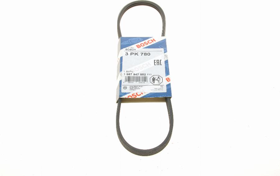 BOSCH 1 987 947 852 - V-Ribbed Belt onlydrive.pro