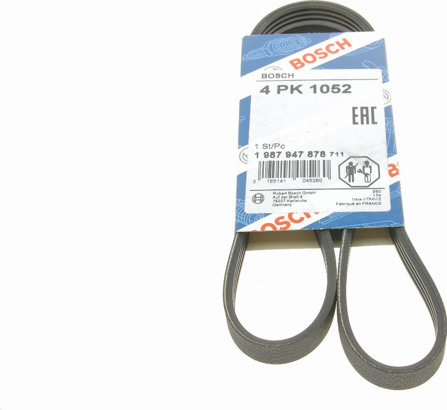 BOSCH 1 987 947 878 - V-Ribbed Belt onlydrive.pro