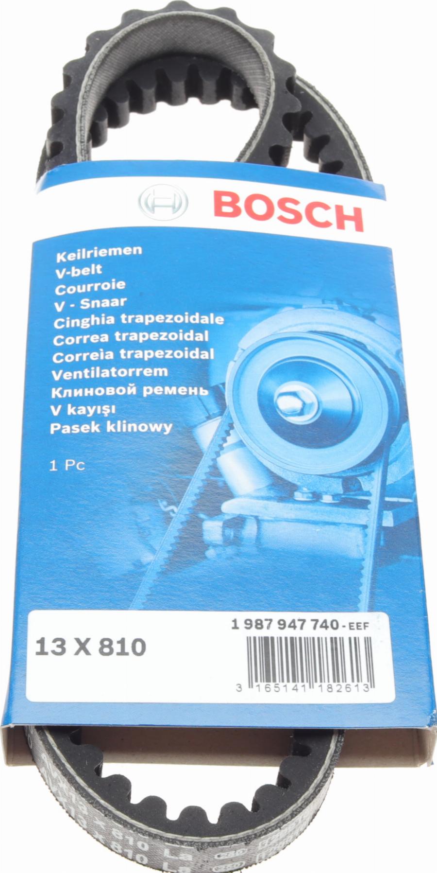 BOSCH 1 987 947 740 - Клиновой ремень, поперечные рёбра onlydrive.pro