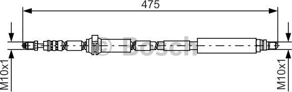 BOSCH 1 987 481 449 - Brake Hose onlydrive.pro