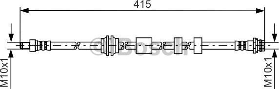 BOSCH 1 987 481 425 - Brake Hose onlydrive.pro