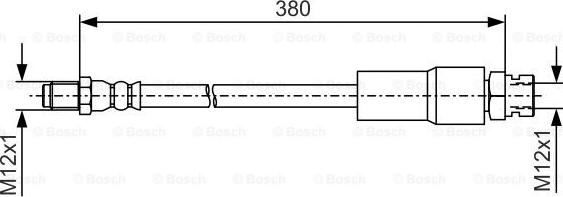 BOSCH 1 987 481 547 - Brake Hose onlydrive.pro