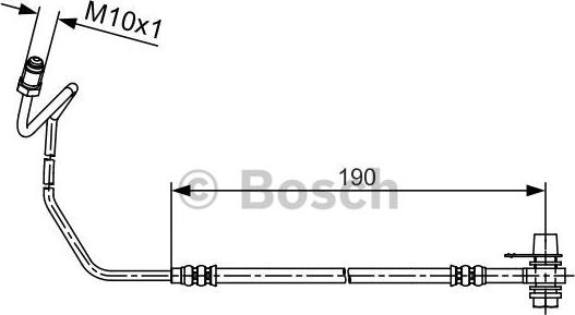 BOSCH 1 987 481 535 - Brake Hose onlydrive.pro