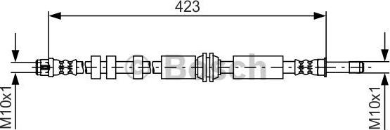 BOSCH 1 987 481 601 - Pidurivoolik onlydrive.pro