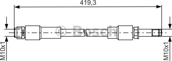 BOSCH 1 987 481 674 - Bremžu šļūtene onlydrive.pro