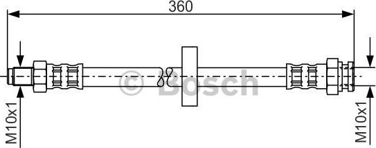 BOSCH 1 987 481 017 - Pidurivoolik onlydrive.pro