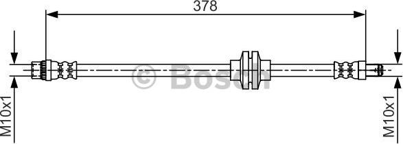 BOSCH 1 987 481 707 - Bremžu šļūtene onlydrive.pro