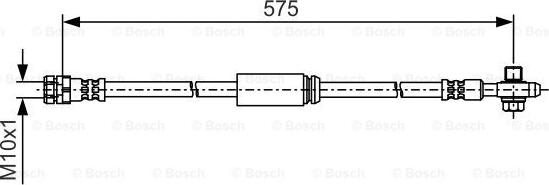 BOSCH 1 987 481 A04 - Pidurivoolik onlydrive.pro