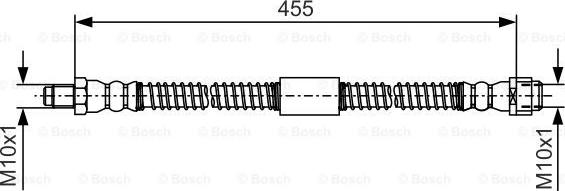 BOSCH 1 987 481 A02 - Brake Hose onlydrive.pro