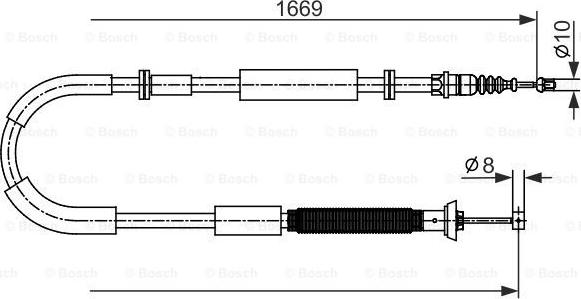 BOSCH 1 987 482 588 - Tross,seisupidur onlydrive.pro