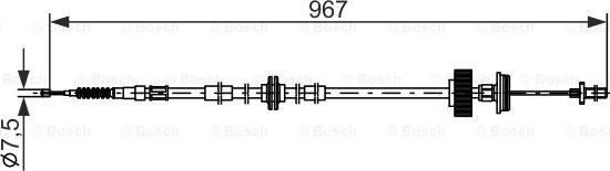 BOSCH 1 987 482 794 - Vaijeri, seisontajarru onlydrive.pro