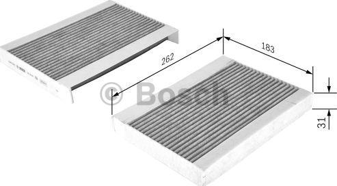 BOSCH 1 987 435 546 - Filter, interior air onlydrive.pro