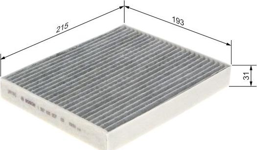 BOSCH 1 987 435 557 - Filter, interior air onlydrive.pro