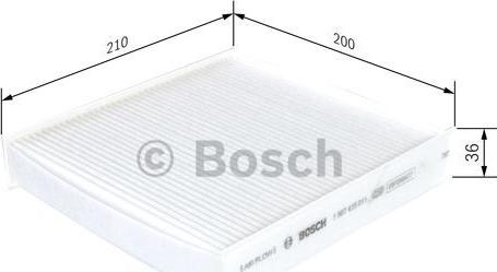 BOSCH 1 987 435 011 - Filter, interior air onlydrive.pro