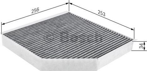 BOSCH 1 987 432 548 - Фильтр воздуха в салоне onlydrive.pro