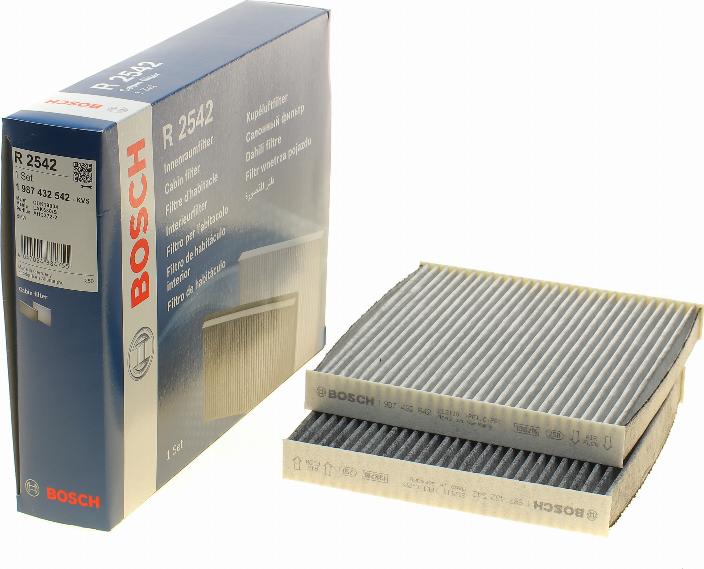 BOSCH 1 987 432 542 - Фильтр воздуха в салоне onlydrive.pro