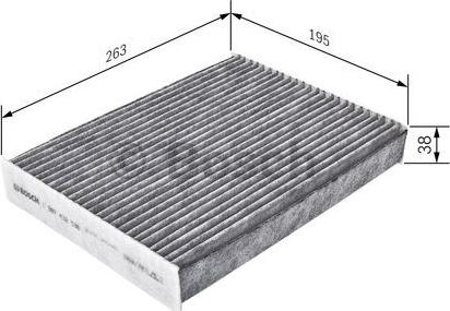 BOSCH 1 987 432 538 - Filter, interior air onlydrive.pro