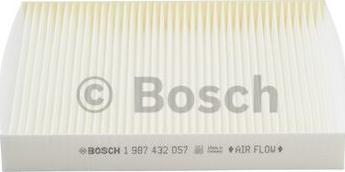 BOSCH 1 987 432 057 - Фильтр воздуха в салоне onlydrive.pro