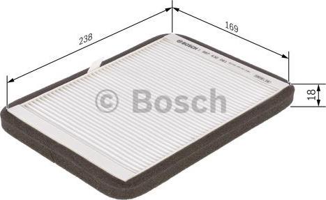 BOSCH 1 987 432 061 - Filter, interior air onlydrive.pro