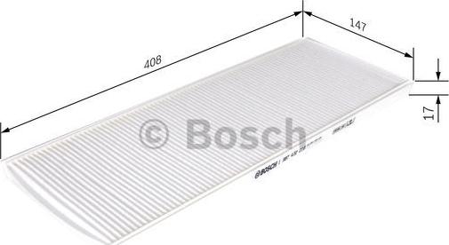 BOSCH 1 987 432 010 - Filter, interior air onlydrive.pro