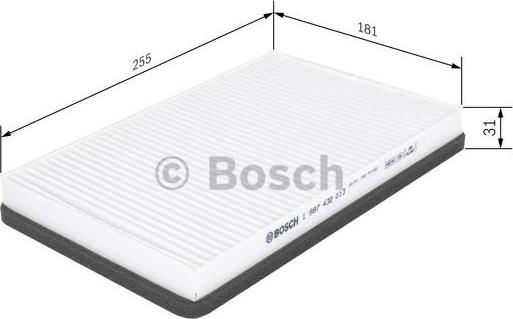 BOSCH 1 987 432 013 - Filter,salongiõhk onlydrive.pro