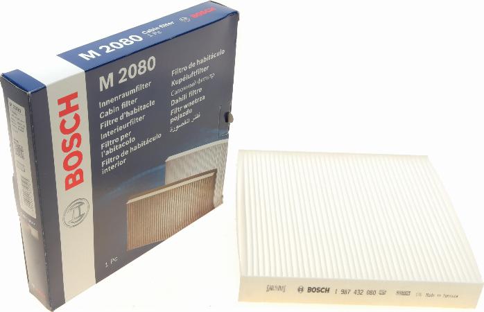 BOSCH 1 987 432 080 - Filter,salongiõhk onlydrive.pro