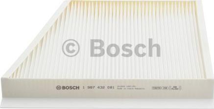 BOSCH 1 987 432 081 - Filter, interior air onlydrive.pro