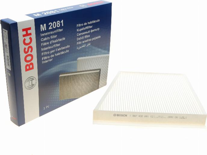 BOSCH 1 987 432 081 - Filter, interior air onlydrive.pro