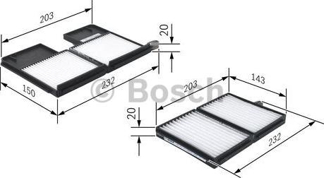 BOSCH 1 987 432 159 - Filter, interior air onlydrive.pro