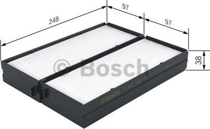 BOSCH 1 987 432 160 - Suodatin, sisäilma onlydrive.pro