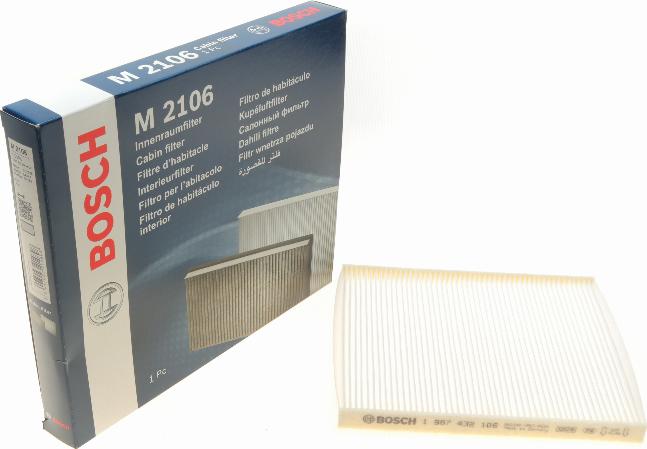 BOSCH 1 987 432 106 - Filter, interior air onlydrive.pro