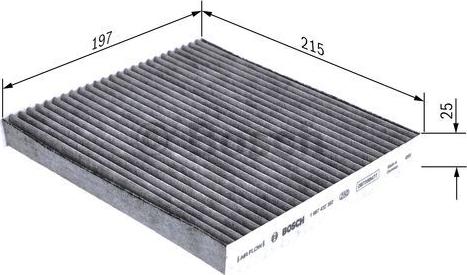 BOSCH 1 987 432 392 - Filter, interior air onlydrive.pro