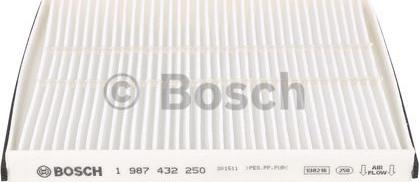 BOSCH 1 987 432 250 - Фильтр воздуха в салоне onlydrive.pro