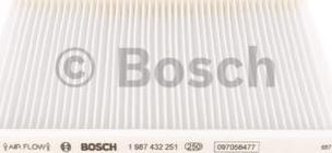 BOSCH 1 987 432 251 - Filter,salongiõhk onlydrive.pro