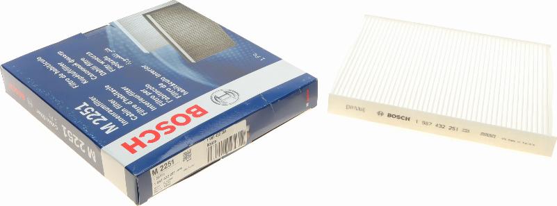 BOSCH 1 987 432 251 - Filter,salongiõhk onlydrive.pro