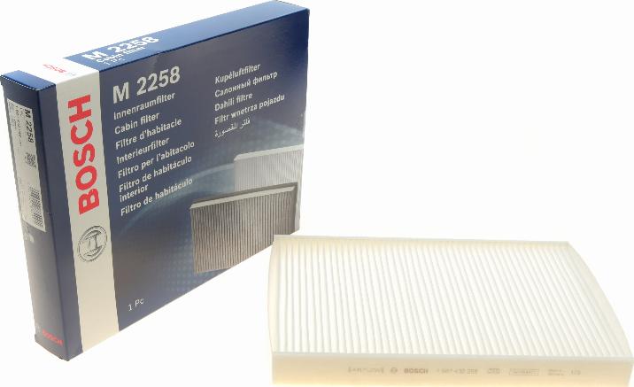 BOSCH 1 987 432 258 - Filter,salongiõhk onlydrive.pro