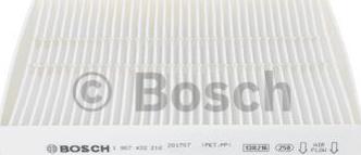 BOSCH 1 987 432 216 - Фильтр воздуха в салоне onlydrive.pro