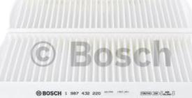 BOSCH 1 987 432 220 - Filtras, salono oras onlydrive.pro