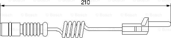 BOSCH 1 987 474 969 - Warning Contact, brake pad wear onlydrive.pro