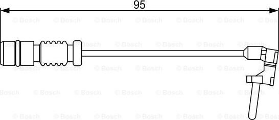 BOSCH 1 987 474 901 - Hoiatuskontakt, piduriklotsi kulumine onlydrive.pro