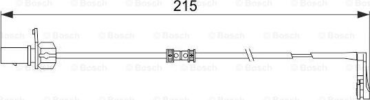 BOSCH 1 987 474 489 - Hoiatuskontakt, piduriklotsi kulumine onlydrive.pro