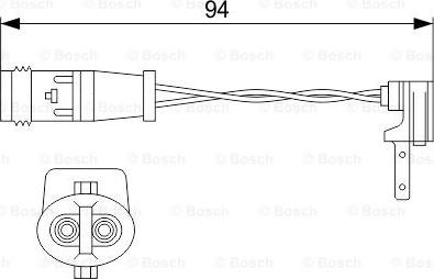 BOSCH 1 987 474 553 - Indikators, Bremžu uzliku nodilums onlydrive.pro