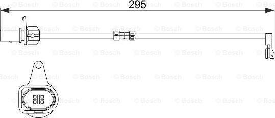 BOSCH 1 987 474 508 - Indikators, Bremžu uzliku nodilums onlydrive.pro