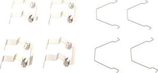 BOSCH 1 987 474 353 - Accessory Kit for disc brake Pads onlydrive.pro