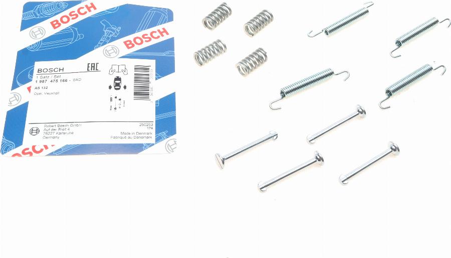 BOSCH 1 987 475 166 - Accessory Kit, parking brake shoes onlydrive.pro